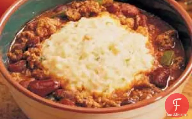 Chili cu găluște de cartofi