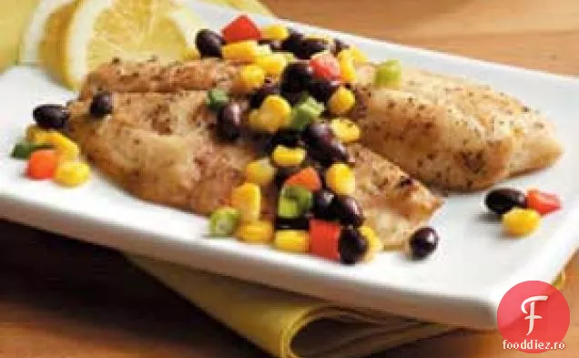 Tilapia cu Salsa de porumb