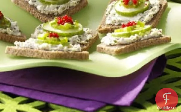 Tartine Cu Brânză Cu Ierburi