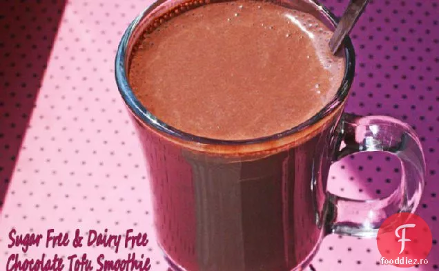Smoothie De Tofu Cu Ciocolată Fără Zahăr Și Fără Lactate
