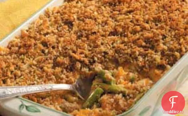 Crumb-Topped Sparanghel Caserola