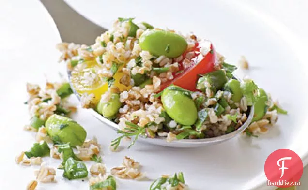 Salată Bulgur cu Edamame și roșii Cherry