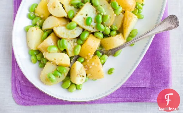 Salată De Cartofi Cu Lămâie Și Edamame