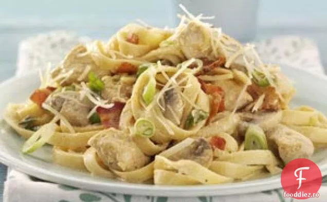 Fettuccine De Pui Alfredo