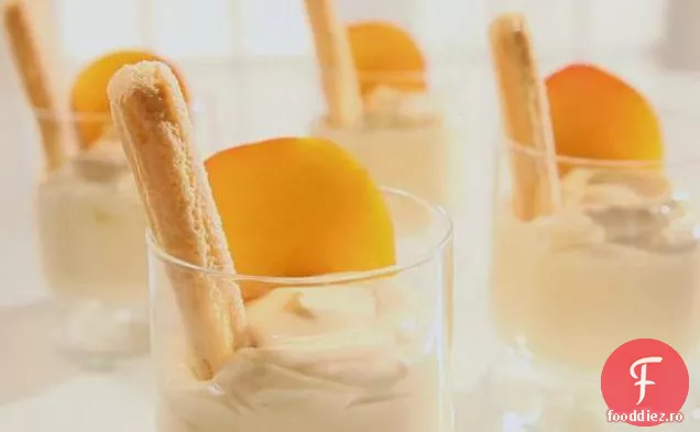 Cupe cu cremă Peaches 'n' 