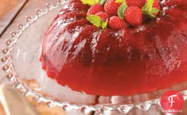 Cran-Salată De Gelatină De Zmeură