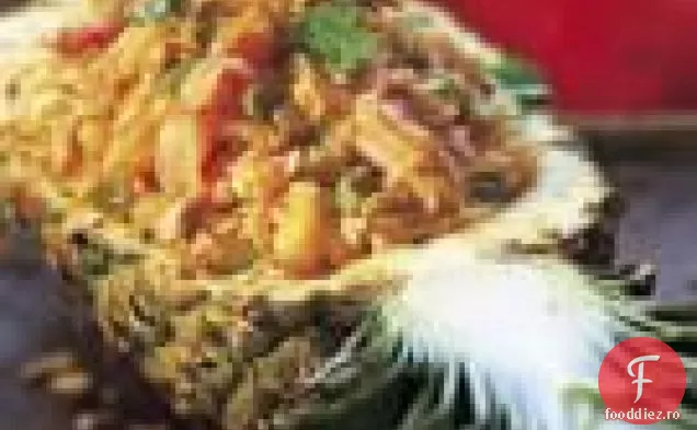 Orez de iasomie prăjit cu ananas (khao Phat Supparot)