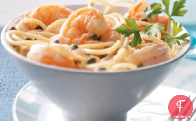 Paste Sănătoase De Creveți Piccata