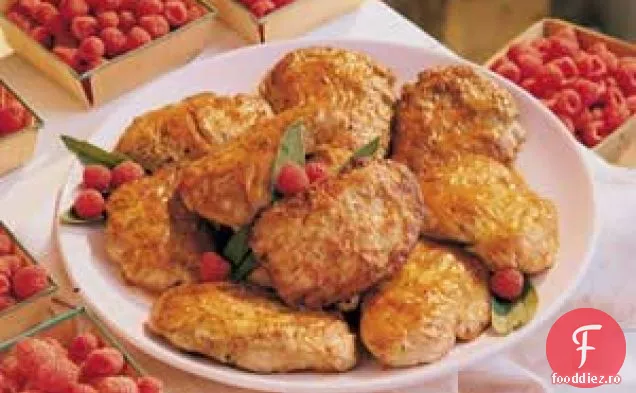 Cotlet De Porc Cu Oțet De Zmeură