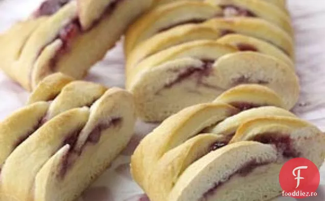 Pâine Cu Scară De Brânză Cremă De Zmeură