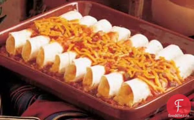 Chili ' n ' brânză Enchiladas