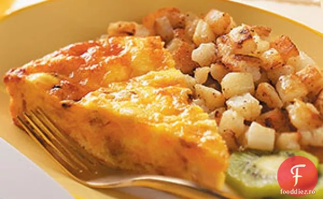 Quiche De Pui Fără Crustă