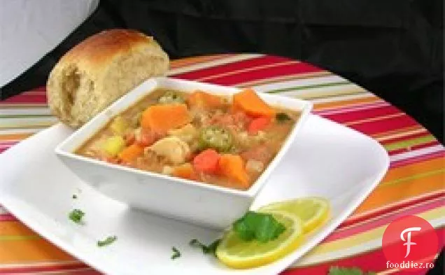 Supă de pui și legume din Zimbabwe
