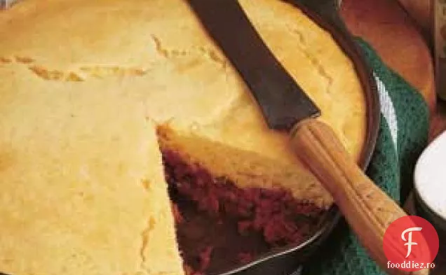 Pâine de porumb cu carne și piper