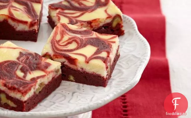 Red Velvet Swirl Brownies