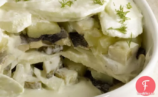 Salată De Hering Marinată În Straturi