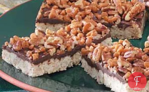 Batoane De Caramel Cu Ciocolată-Ovăz