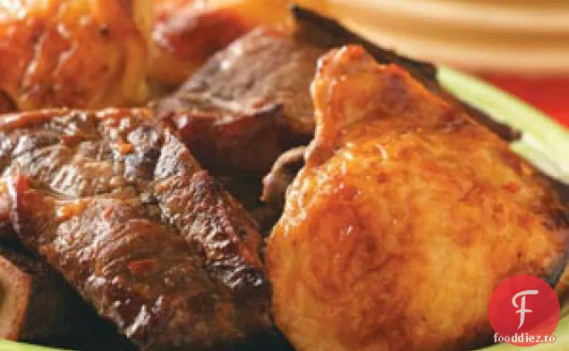 Maple Chicken ' n ' Ribs