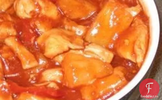 Mușcături De Pui Cu Ananas De Căpșuni