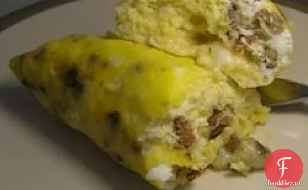 Omletă într-o pungă