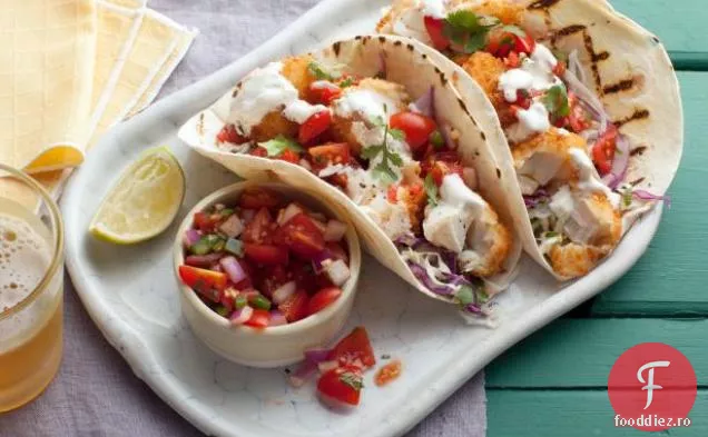 Tacos de pește koi al lui Tex Wasabi