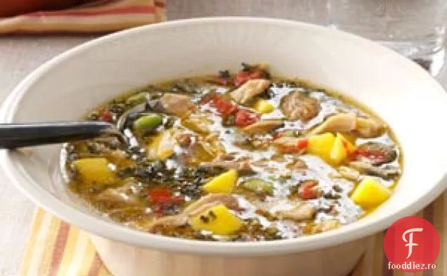 Supă De Pui Cu Mango Și Nucă De Cocos