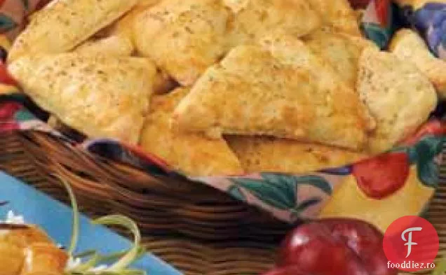 Triunghiuri De Biscuiți Cu Brânză