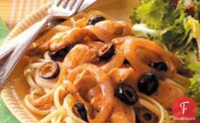 Miere-pui portocaliu și paste făinoase