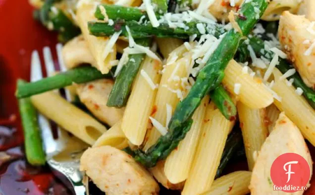 Pui De Ardei Alep, Sparanghel Și Paste Penne