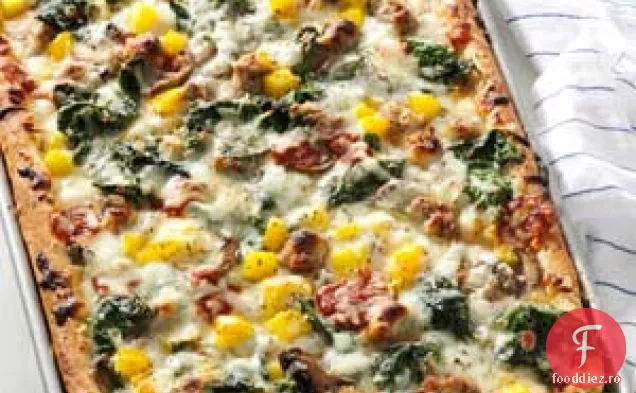 Pizza Cu Cârnați De Ardei