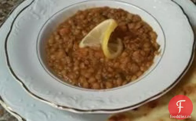 Supă de linte cu lămâie