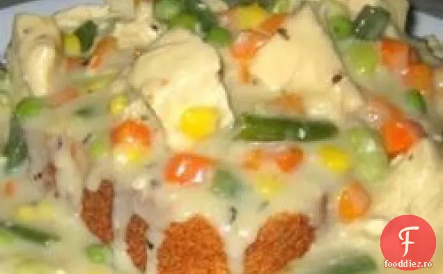 Pui ușor de tigaie A la King