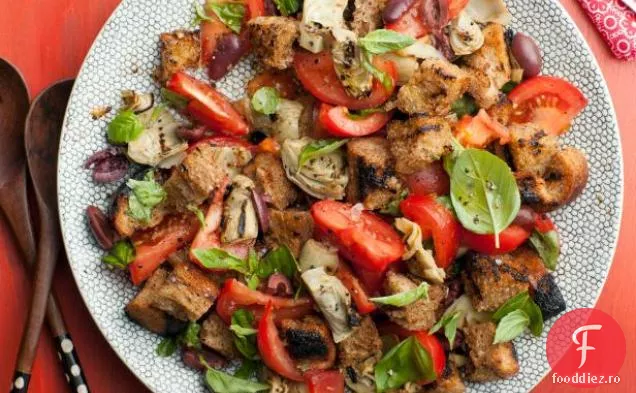 Panzanella de anghinare și roșii