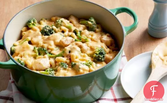 Brânză Mac și Cheddar cu pui și Broccoli