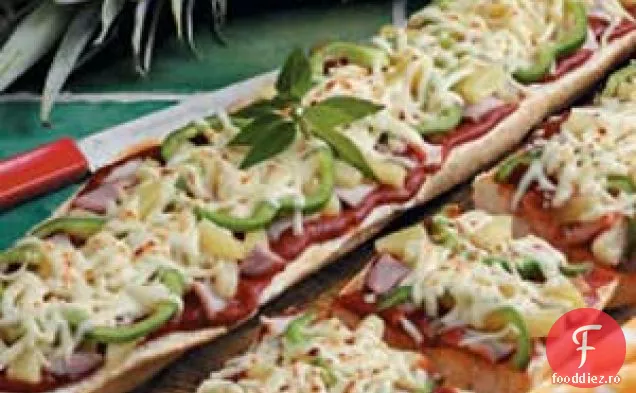 Pâine De Pizza Cu Slănină Canadiană