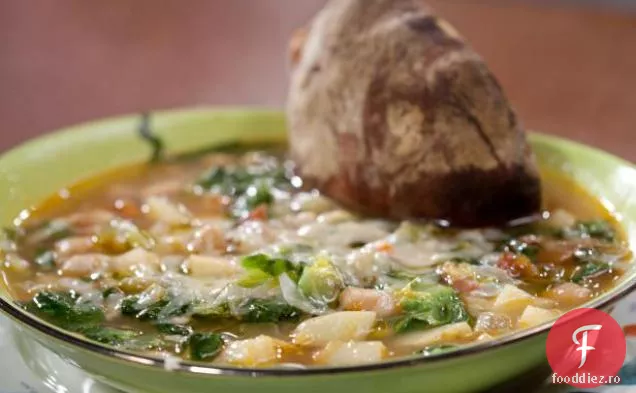 Minestrone consistent și sănătos cu 3 fasole
