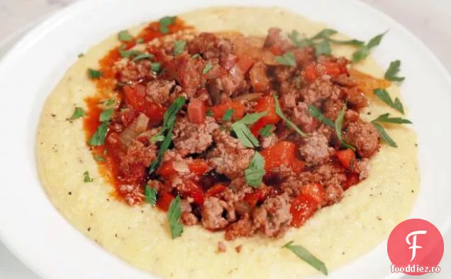 Chili de porc Italian cu mămăligă