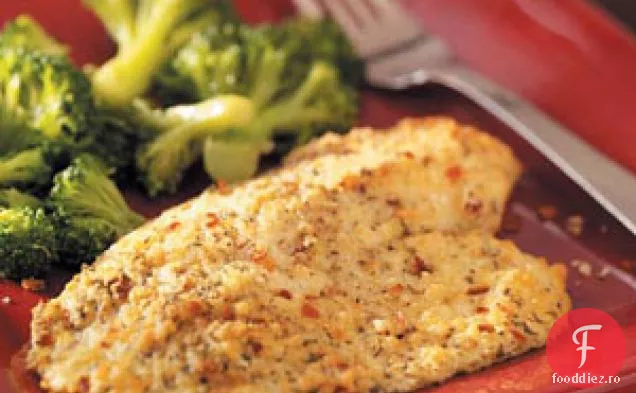 Ardei Roșu Și Parmezan Tilapia