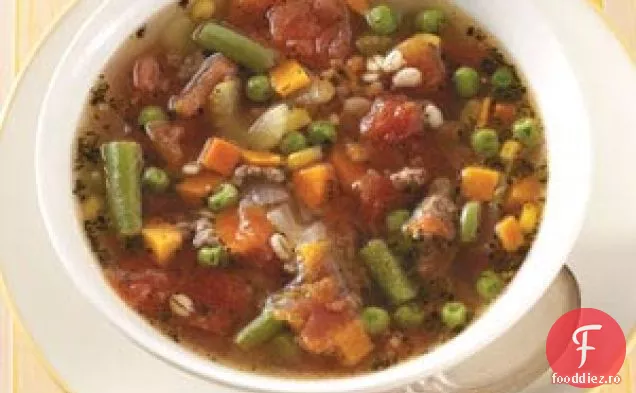 Supă Consistentă De Orz De Legume