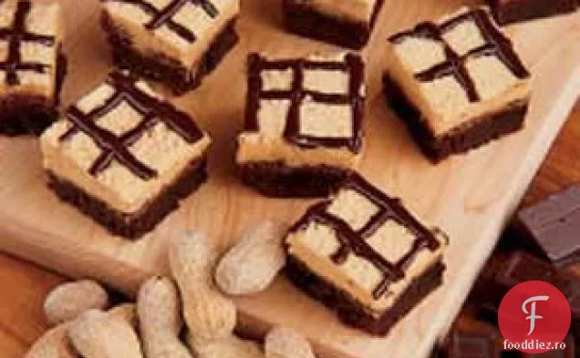 Brownies Cu Unt De Arahide Cu Ciocolată