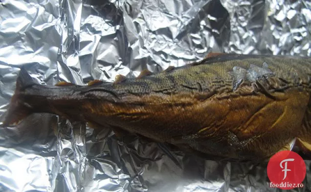 Macrou afumat cu ceai