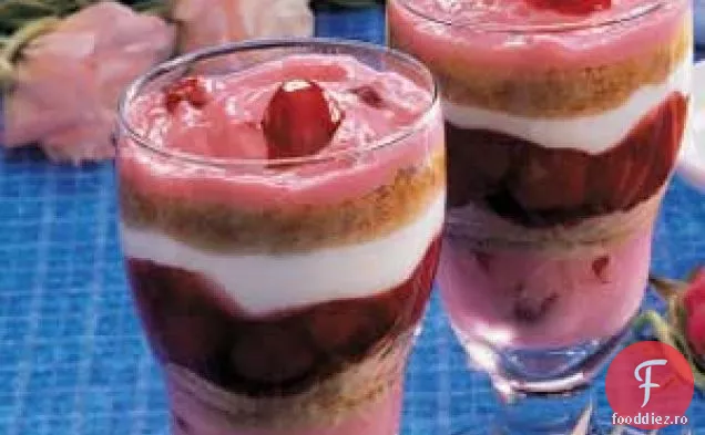 Parfaits De Iaurt De Cireșe