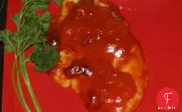 Skillet pui dulce și acidulat