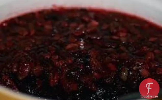 Salata de gelatină de afine-portocale a bunicii