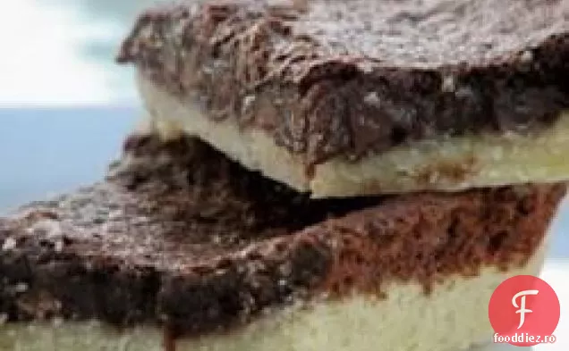 Brownies lipicioase cu crustă de pâine scurtă