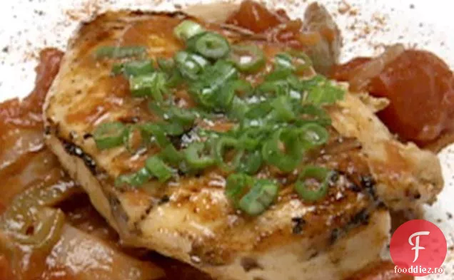 Piept De Pui La Gratar Cacciatore