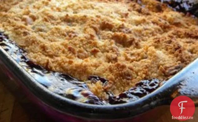 Cobbler de piersici și afine