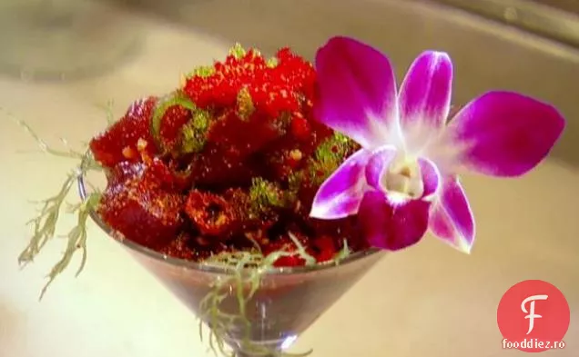 Atomic Ahi Poke (picant Ahi Poke cu apă Chili)