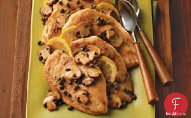 Piccata De Pui Cu Ciuperci