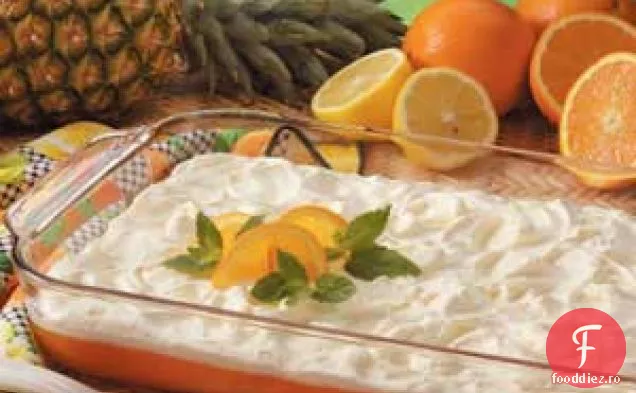 Salată De Gelatină Portocalie Tartă